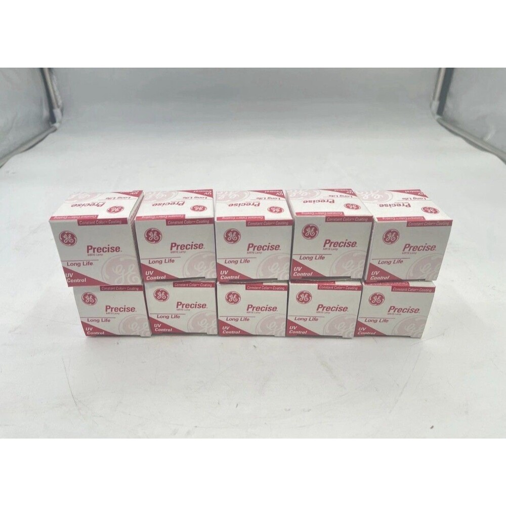 GE Precise ConstantColor MR16 Halogen Bulbs 71W 12V 15° Box of 10 EYF/CG 20876